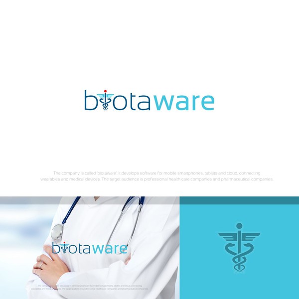 Design by Medhusa titled "Logo for Biotaware app"