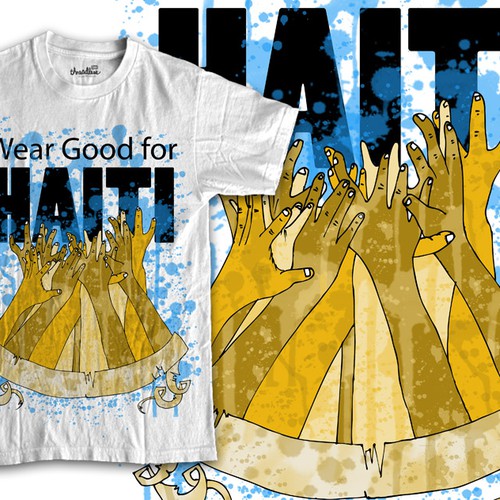 Wear Good for Haiti Tshirt Contest: 4x $300 & Yudu Screenprinter Réalisé par Mr. Ben