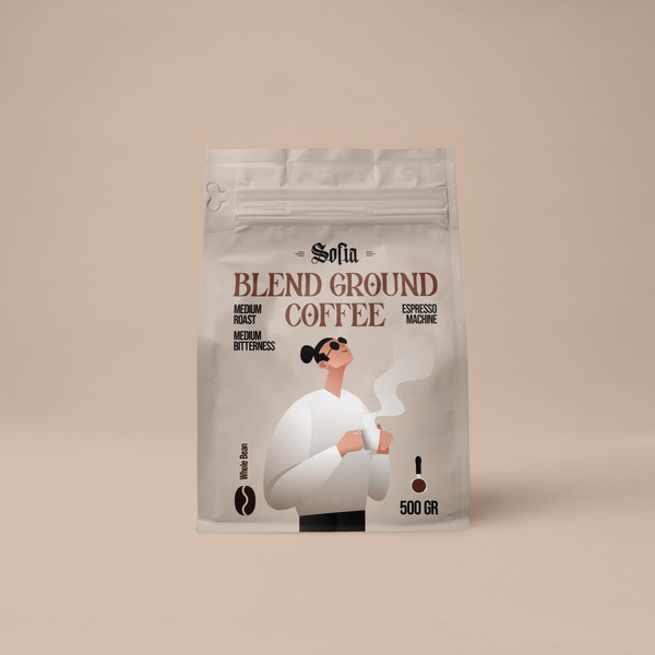 Design by Anta_design titled "Coffee packaging "