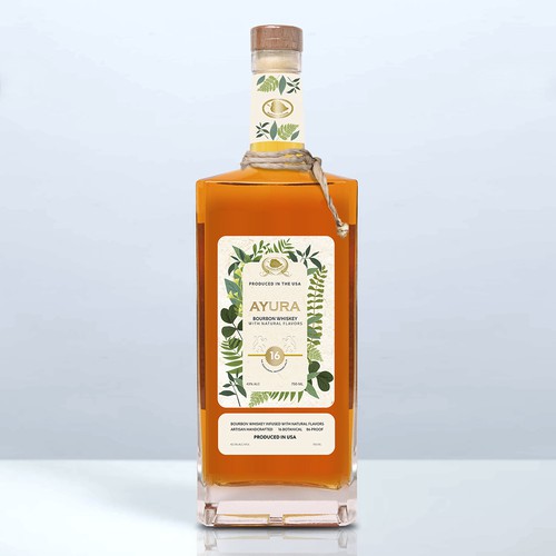 Design an attractive label for a new Bourbon Whiskey Design by Arman Hr