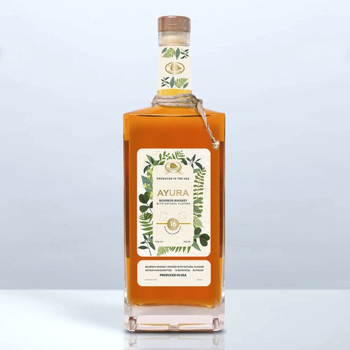 Design an attractive label for a new Bourbon Whiskey Design by Arman Hr