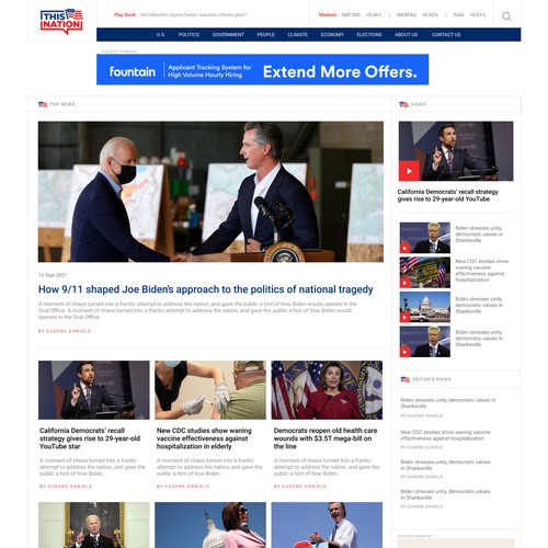 Wordpress Design for Political Blog Design by sl99