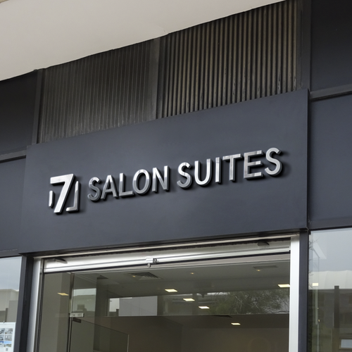 7 Salon Suites Logo Design by suprisz