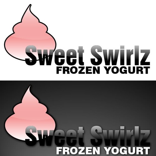 Frozen Yogurt Shop Logo Design por boaakerstrom