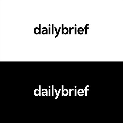 Design a clean, simple logo for a daily newsletter:  dailybrief Design by hantoko
