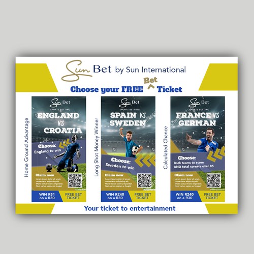 Free Ticket Ad - style overview Design by allMarv