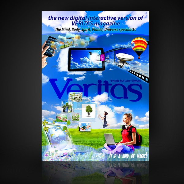 Design by IoanaLuca titled "Create the next business or advertising for VERITAS Magazine"