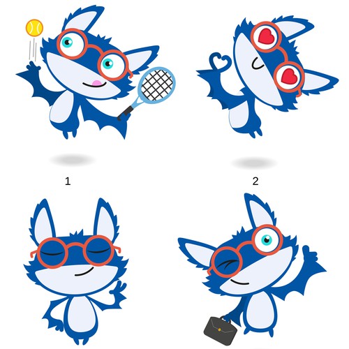 Design a Fun Mascot for New Social Media app Design by rodlac