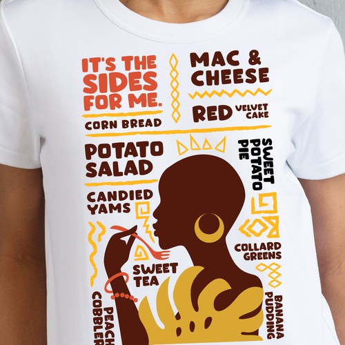 Soul Food/Foodie Themed T-Shirt Designs Design von yulianzone