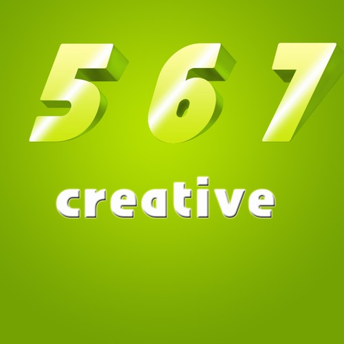 Create a logo to build an online brand around by using numbers. Design by S.D.M