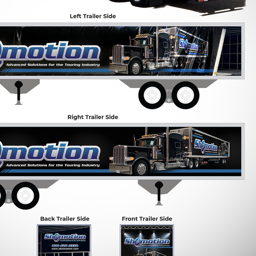 Shomotion Trailer Graphic's Wrap Design by 0N73R99