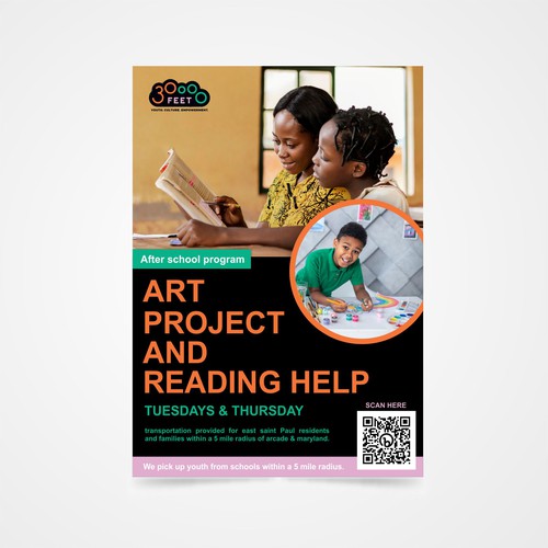 African American after school program flyer! Design by Bu'kan Creative