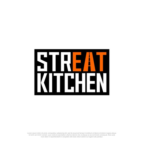 strEAT Kitchen Logo Design by Jono.