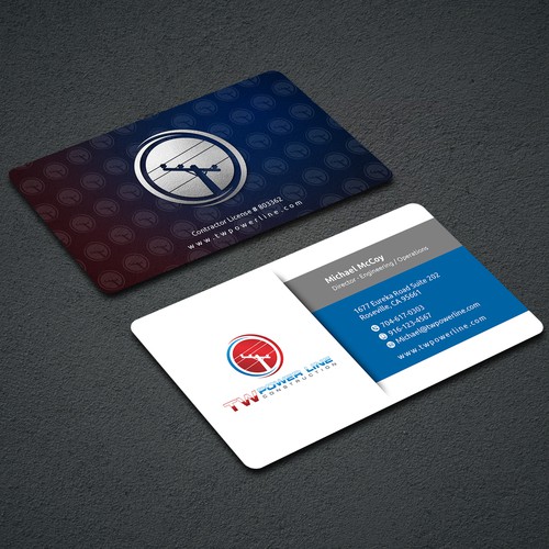 Business Card for a high voltage company Design by dkuadrat™