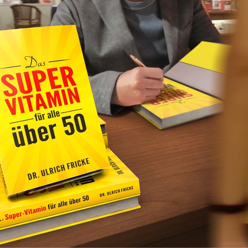 "Knalliges Cover für Vitamin-Ratgeber gesucht!" ganador Portada de libro