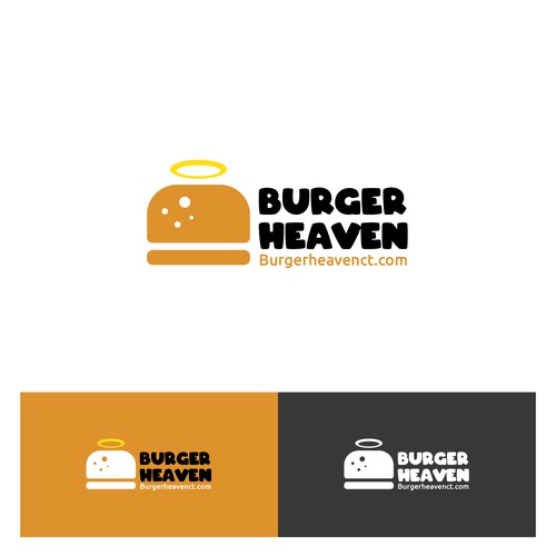 Burger Heaven high quality food logo for main building signage Design by Arfian Huda