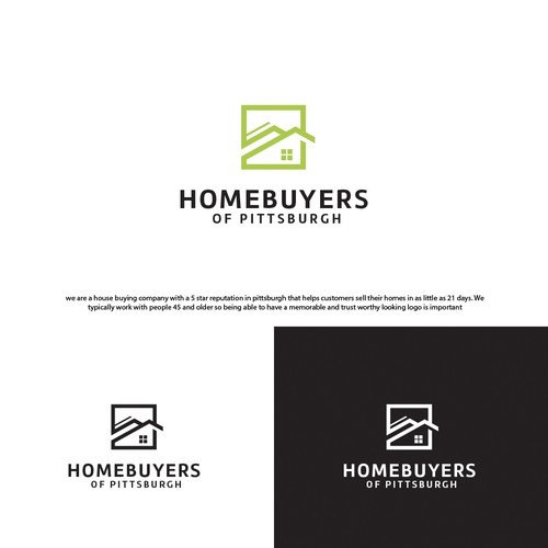 professional and trust building logo for a 5 star house buying company ~ great work rewarded! Ontwerp door tynQ