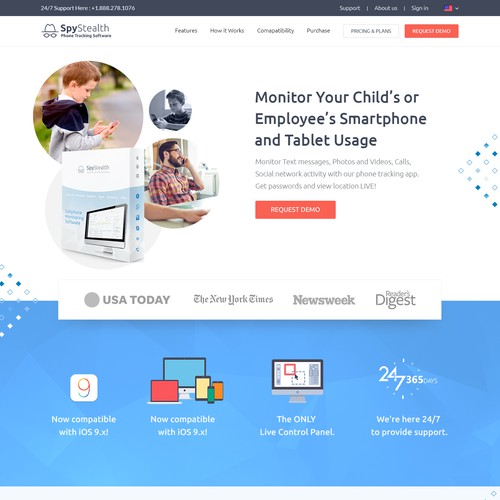 SpyStealth.com Needs Mind-blowing New Web Design Design by Gendesign