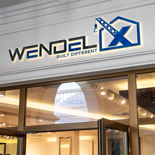 Luxury Logo Design for Wendel X — A Premium Construction Brand Built Different Design by SimpleDezign