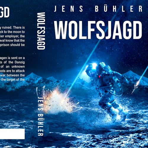 Book cover for science fiction novel Design by H-Izz Design