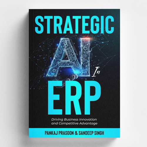AI and ERP Book Design Design by Shreya007⭐