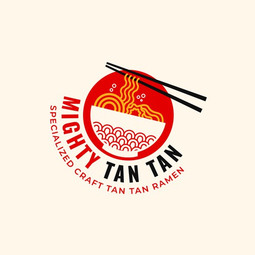 Japanese Tan Tan Ramen Shop Logo Design by Srdjan Savić