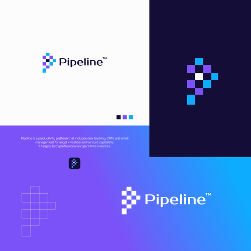 Design a cool, sleek, tech-oriented logo for Pipeline Design by DK@99