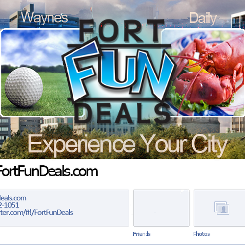 Fort Fun Deals Facebook cover Ontwerp door Toli_Slav