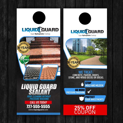 (Door Hanger) Home exterior cleaning and 10 year sealant | Other ...