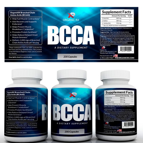 Create a Sports Supplement Product Label | Product label contest