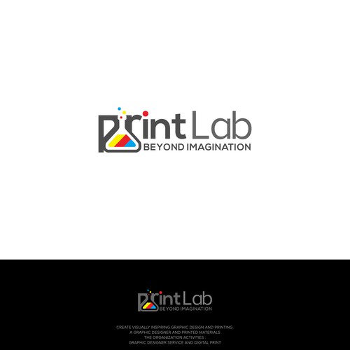 Request logo For Print Lab for business   visually inspiring graphic design and printing Diseño de brint'X