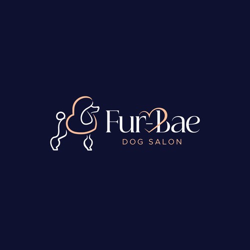 Design a logo/branding for Fur-Bae (slogan: Before Anything Else) luxury dog wellness/lifestyle biz Design by SanDzine