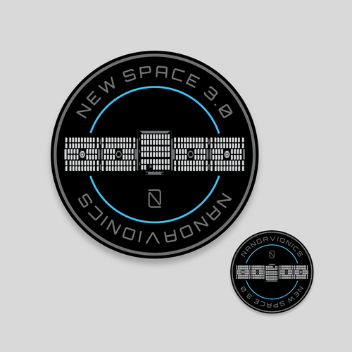 Exclusive Satellite Mission Patch Design Design by Nat Herrera