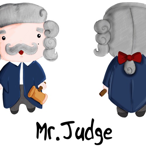 Create a kid-friendly Judge character to be made into a plush toy! Design by irma_zc