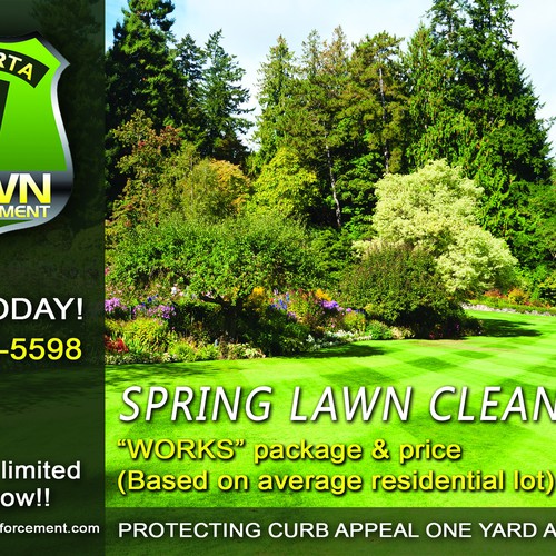 Design A Captivating Spring Lawn Clean Up Postcard Flyer Postcard