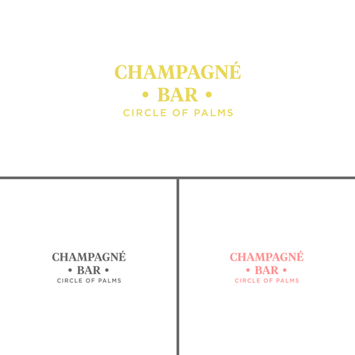 Luxury and modern Champagne Bar logo Design réalisé par Gladiator_Design