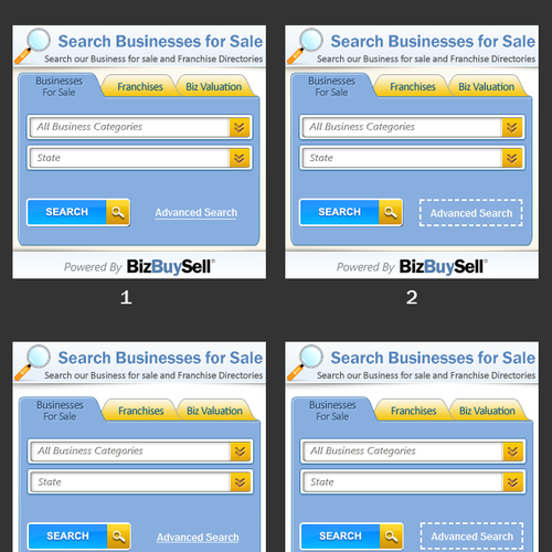 Fresh design needed for our search widget