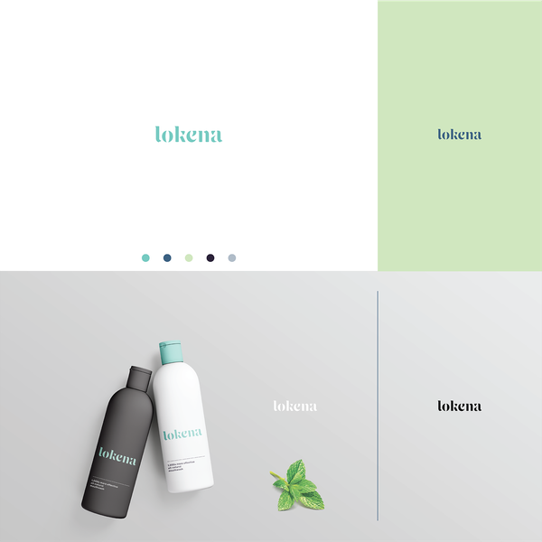 Design realizzato da d:p intitolato "Custom wordmark for cosmetics company"