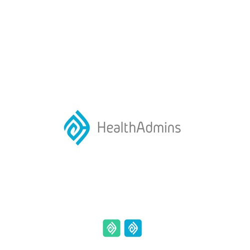 Be the designer that created the coolest healthcare software logo with Health Admins!!!! Design by BirdFish Designs