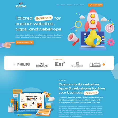 New website for software development company Design by Jasmin_A (AMPLE)