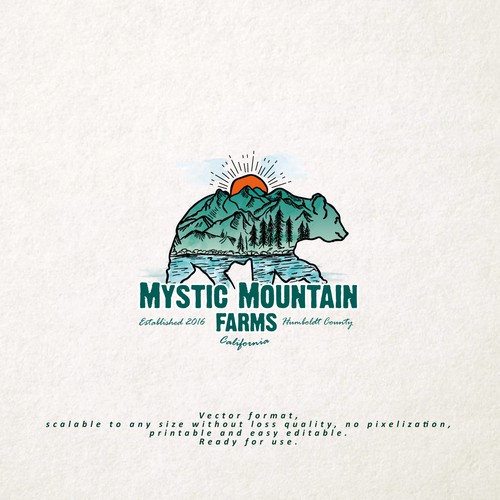 Mystic Mountain Farms | Logo & brand identity pack contest