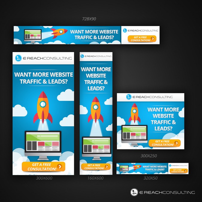  Banner Ad Designs for Internet Marketing Company Banner 