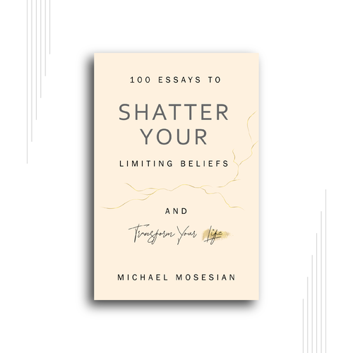 looking for a minimalist cover design, where elegant typography and subtle imagery take centre stage Design von Sabrinain