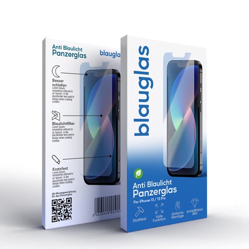 create a packaging design for a iPhone screen Protector Design by BLL•DSN
