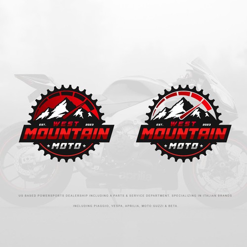 Destination Italian Powersports dealership looking for logo redesign. Design by Dr. Paradox