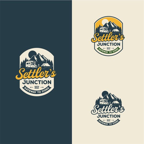 Logo Design for Settler's Junction RV Resort Design by nurmaelani