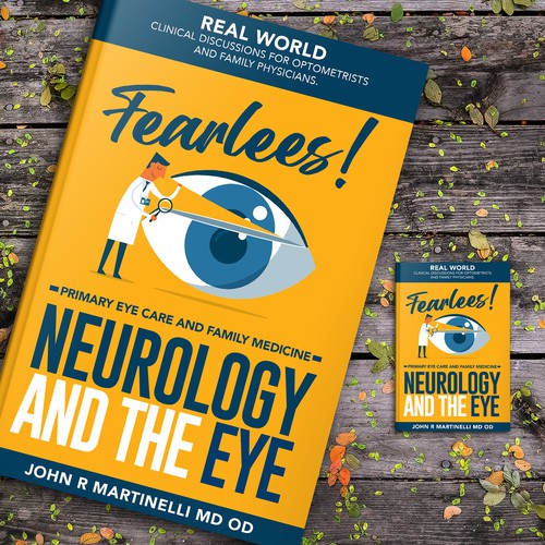 Medical Cover about Neurology & The Eye/Vision in a bold yet engaging style for a new educational series for physicians. Design by Aaniyah.ahmed