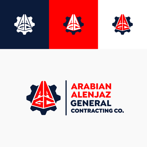 “Modern Industrial Logo for AAGC – Construction & Contracting Company” Design by Salve Regina