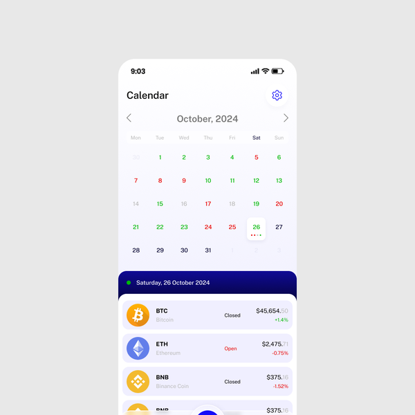 Create a sleek and intuitive interface for a modern trading journal app