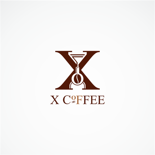 X COFFEE LOGO Diseño de c a r e t o ***